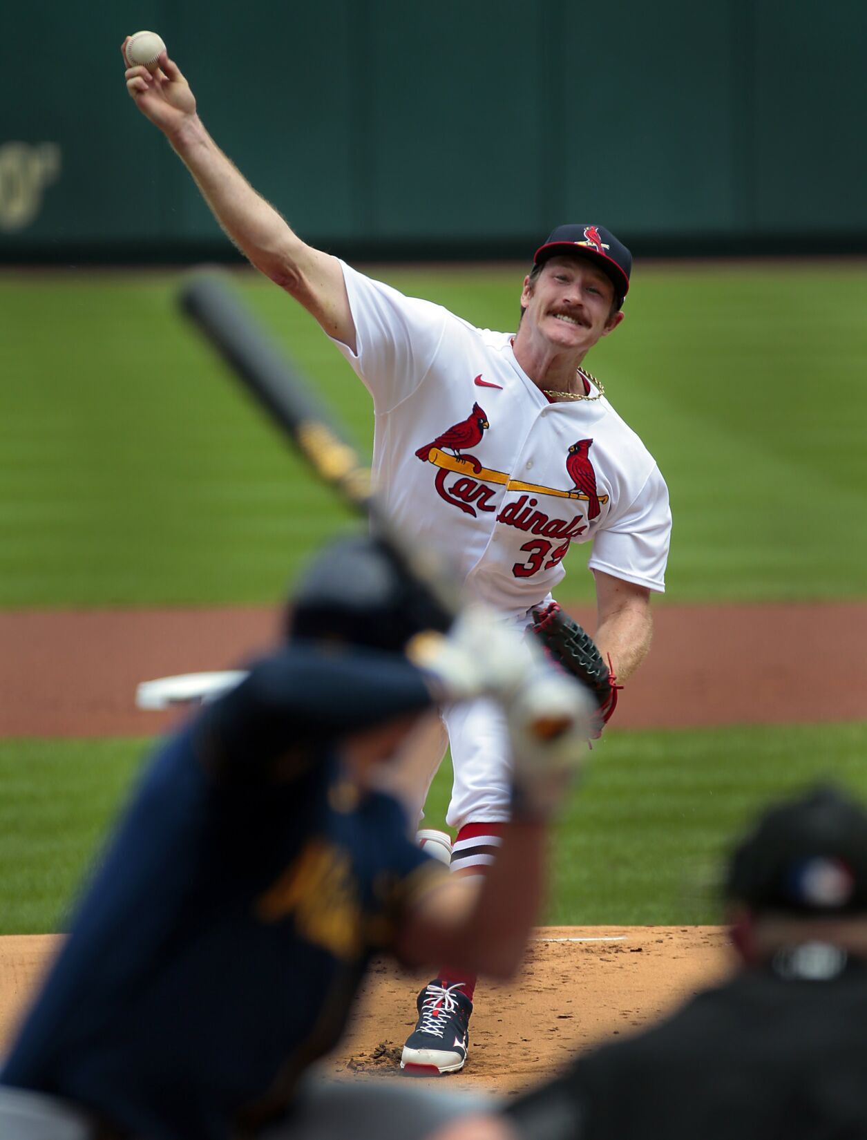 Cardinals, Brewers at Busch